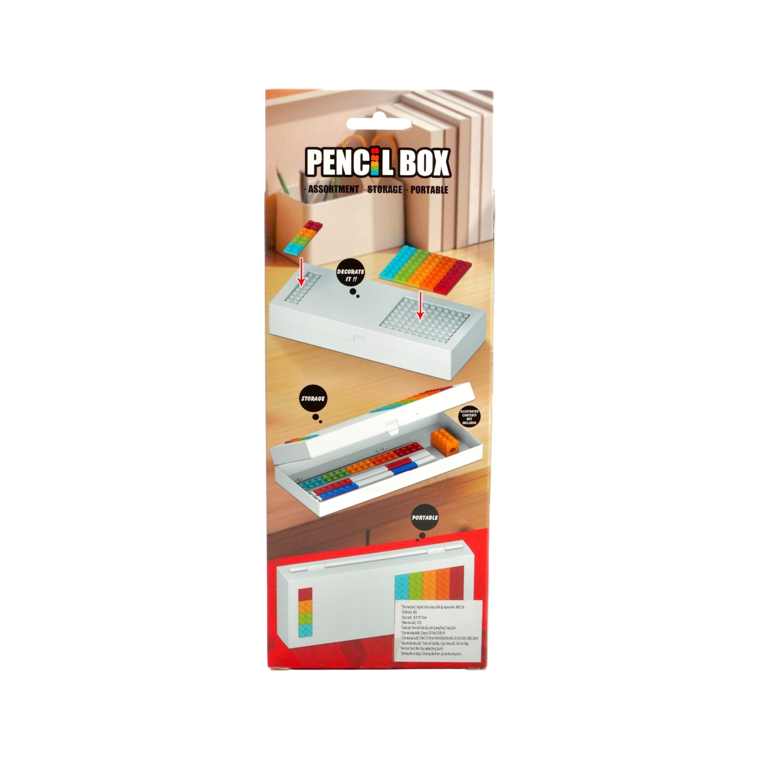 Đồ Chơi Lắp Ráp Hộp Bút Chì Nhựa STARMERRY – SM2510A - Ảnh 5